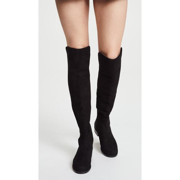 Stuart Weitzman 5050 Suede Embellished Studded Over The Knee Tall Boots size 7.5 - Picture 8 of 9